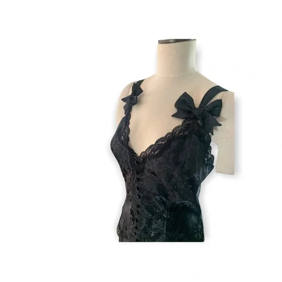 Gold label Victoria’s Secret black bode romper